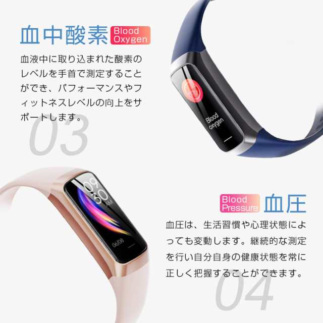 スマートウォッチ 血圧 血中酸素 日本語 24時間体温測定 スマートブレスレット 日本製センサー iphone android 対応 歩数計 心拍計  健康管理 着信通知 2023進化の通販はau PAY マーケット - SASA au PAY マーケット店 | au PAY マーケット－通販サイト